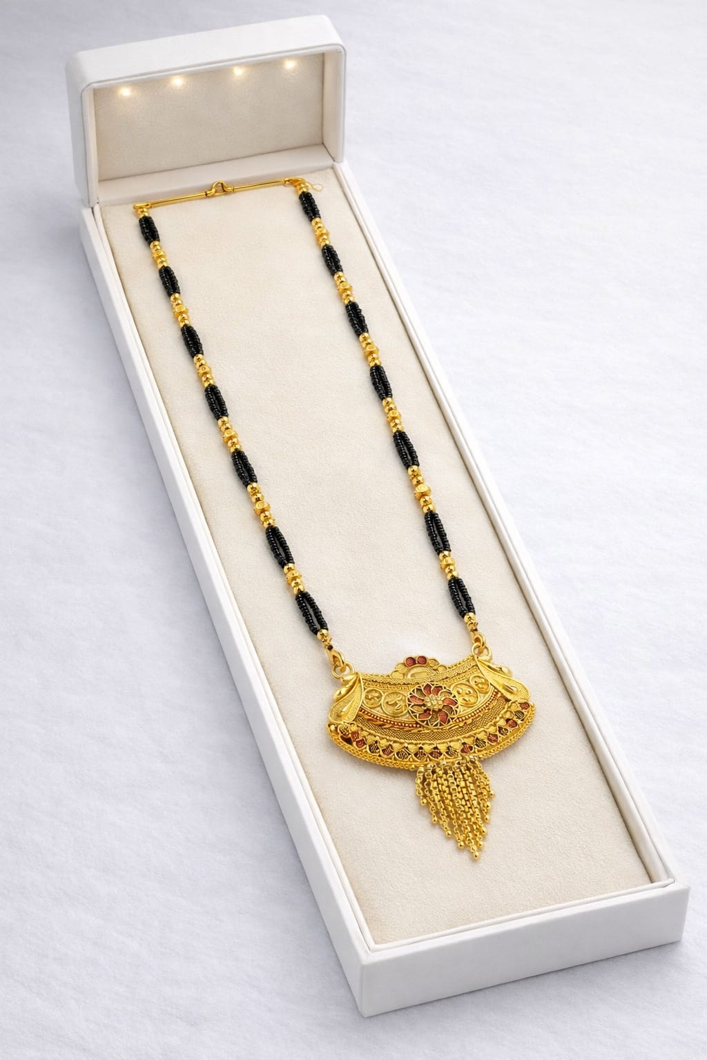 Royal Black Bead Mangalsutra