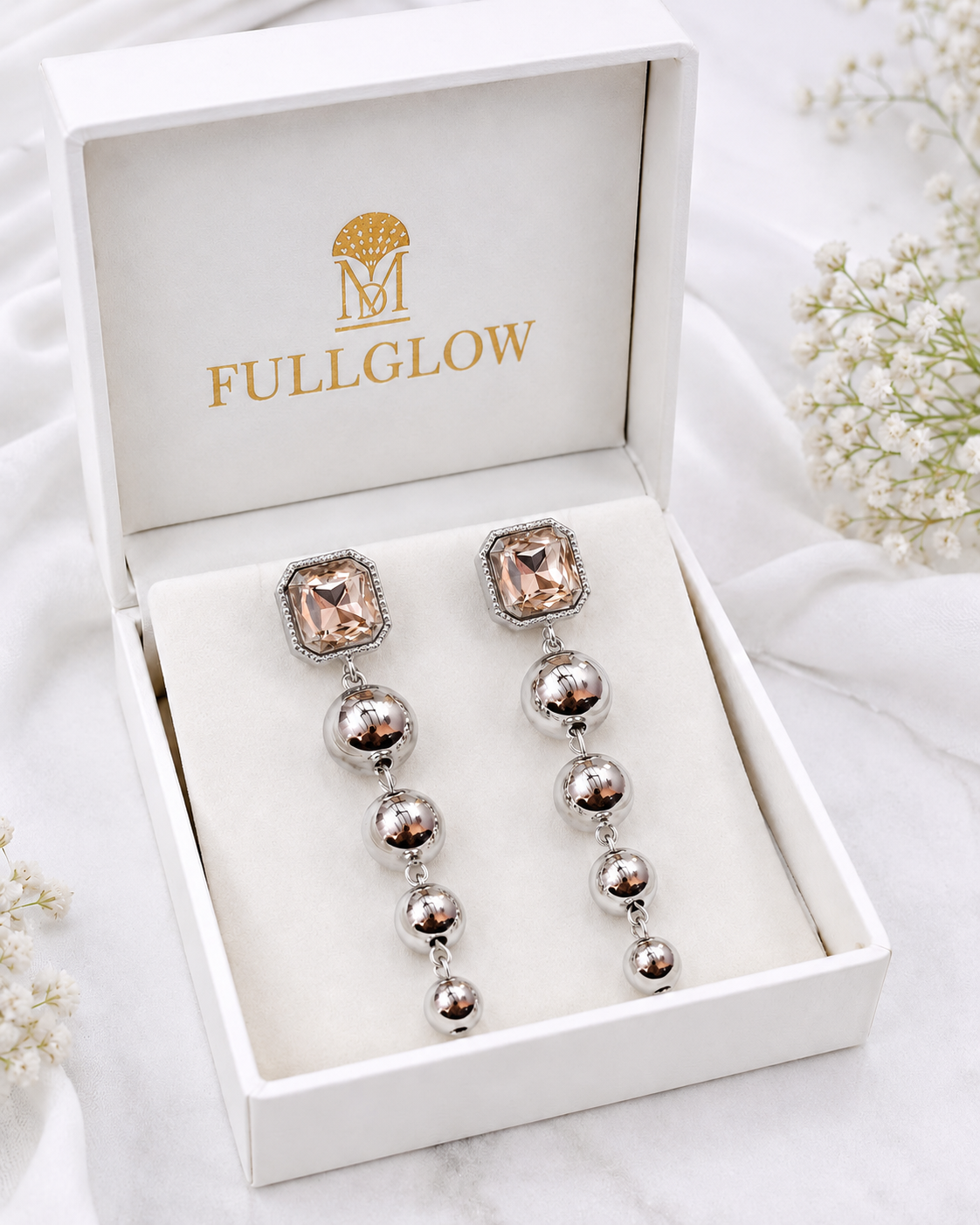 Silver Drop Earrings